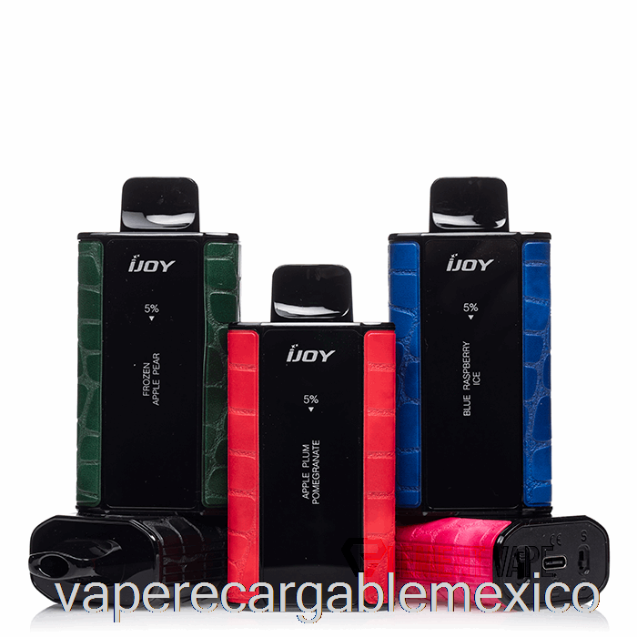 Vape Recargable Ijoy Captain 10000 Desechable Azul Frambuesa Hielo
